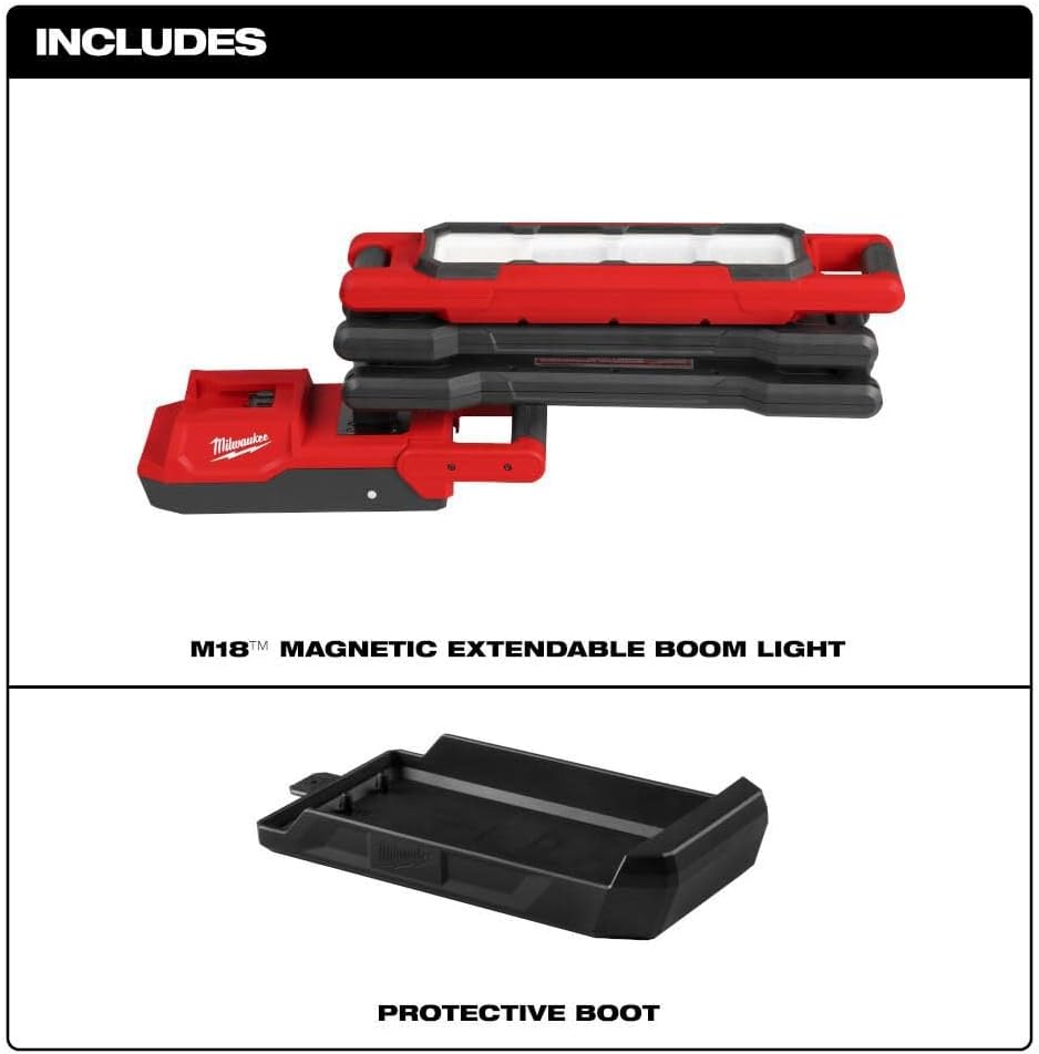 Milwaukee Electric - M18 Magnetic EXTENDABLE Boom Light