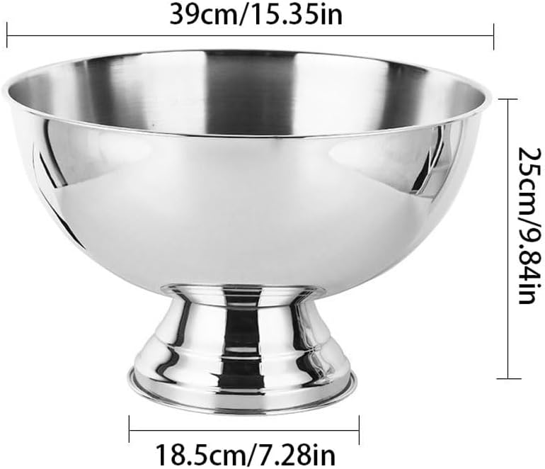 Ice Bucket Ice Bucket for Freezer Metal Champagne Basin Ice Bucket Bar Ice Grains Chilled Ktv Bar Beer Red Wine Foreign Wine Ice Bucket Ice Buckets Party Cooler Drink Cooler(B)