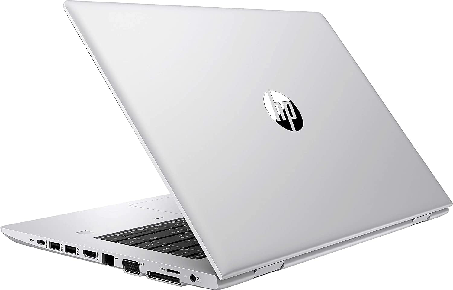 HP Probook 640 G5 14' FHD Notebook - Core i5-8365U - 16 GB RAM - 512 GB SSD - Natural Silver - Windows 10 Pro 64-bit - (Renewed)