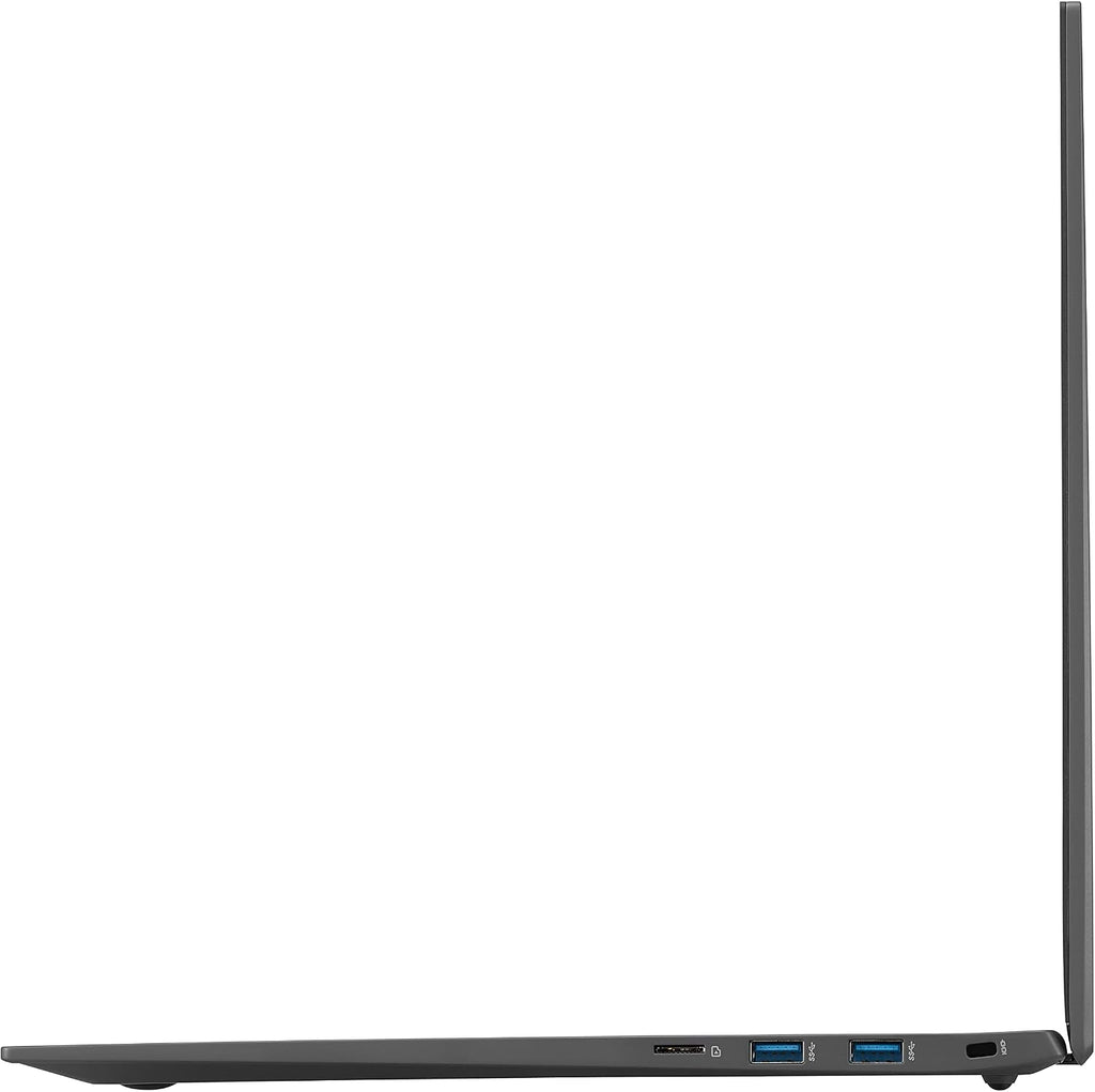 LG gram (2022) 17Z90Q Ultra Lightweight Laptop, 17' (2560 x 1600) IPS Display, Intel Evo 12th Gen i7 1260P Processor, 32GB LPDDR5, 2TB NVMe SSD, FHD Webcam, WiFi 6E, Thunderbolt 4, Windows 11, Gray