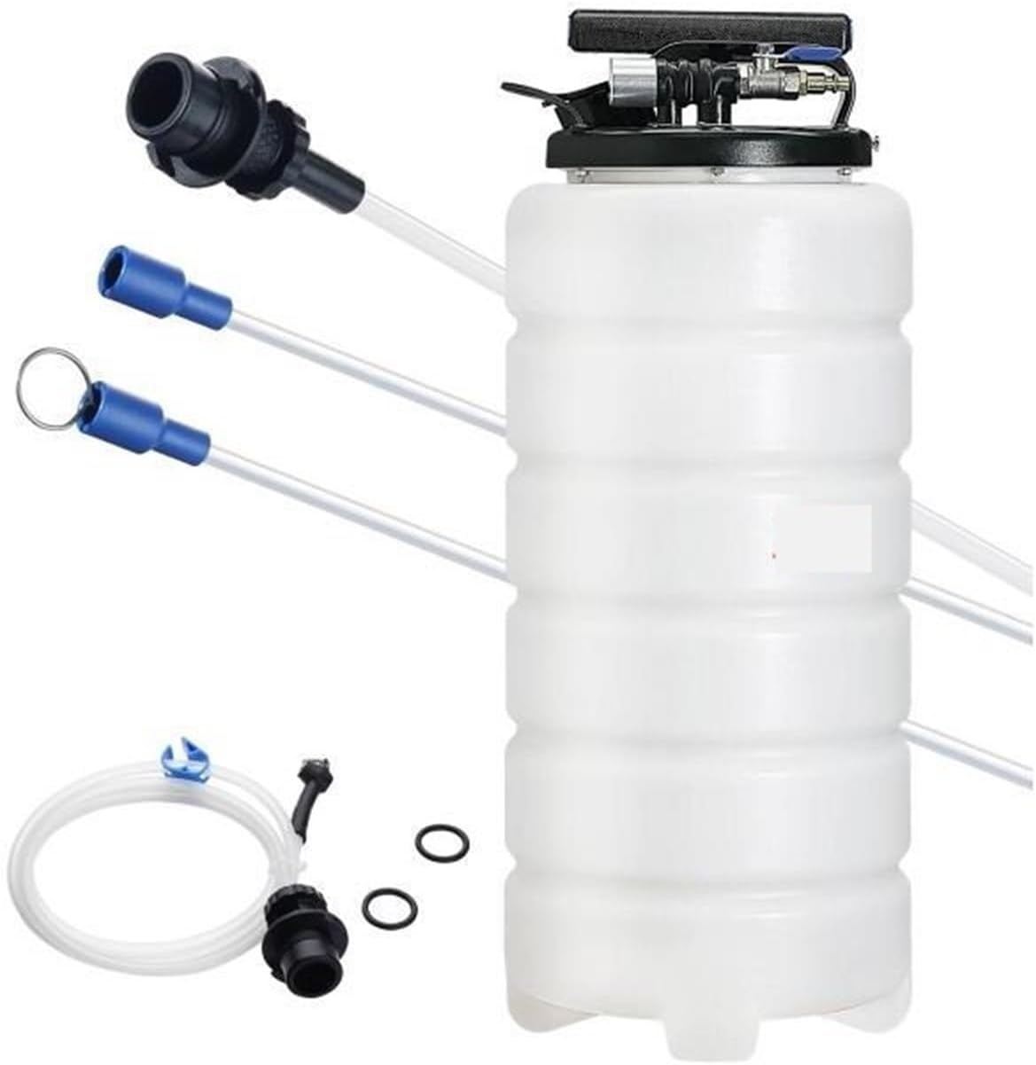 For vevor 15L Pneumatic/Manual Fluid Extractor with Suction Hose Oil Changer Pump for Automotive Fluids Vacuum Evacuation