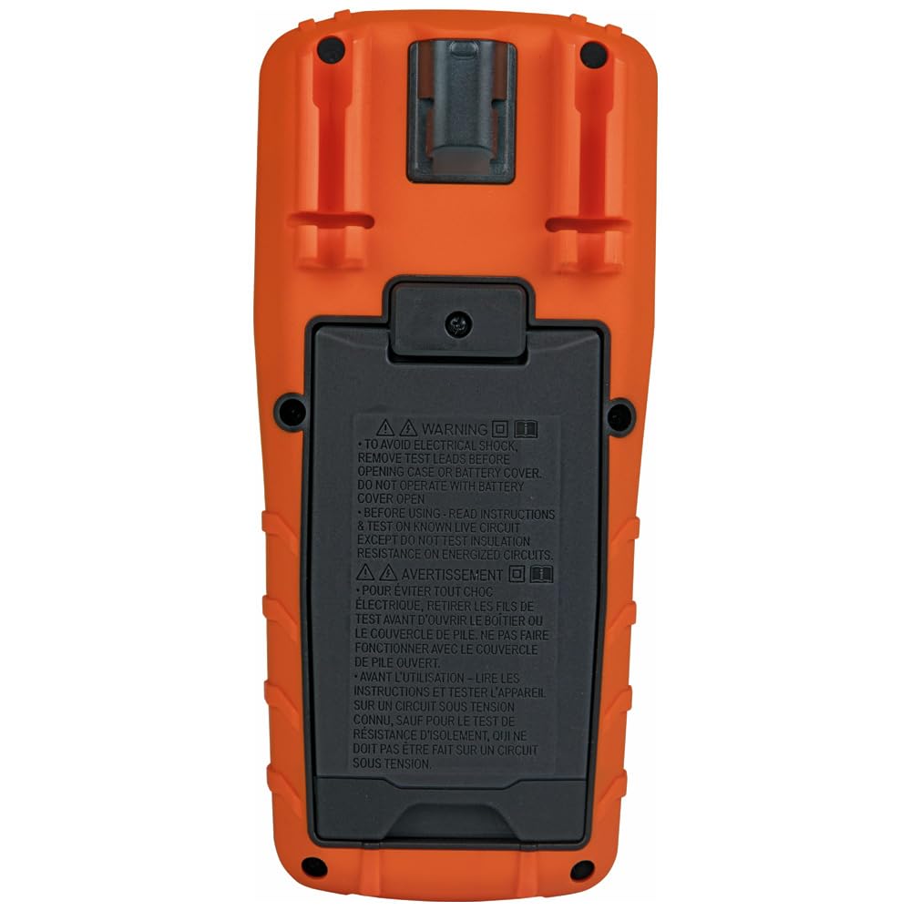 Klein Tools ET600 Multimeter, Megohmmeter Insulation Tester, 4000 Ohms Resistance, 125V/250V/500V/1000V, Auto-Ranging TRMS Multimeter