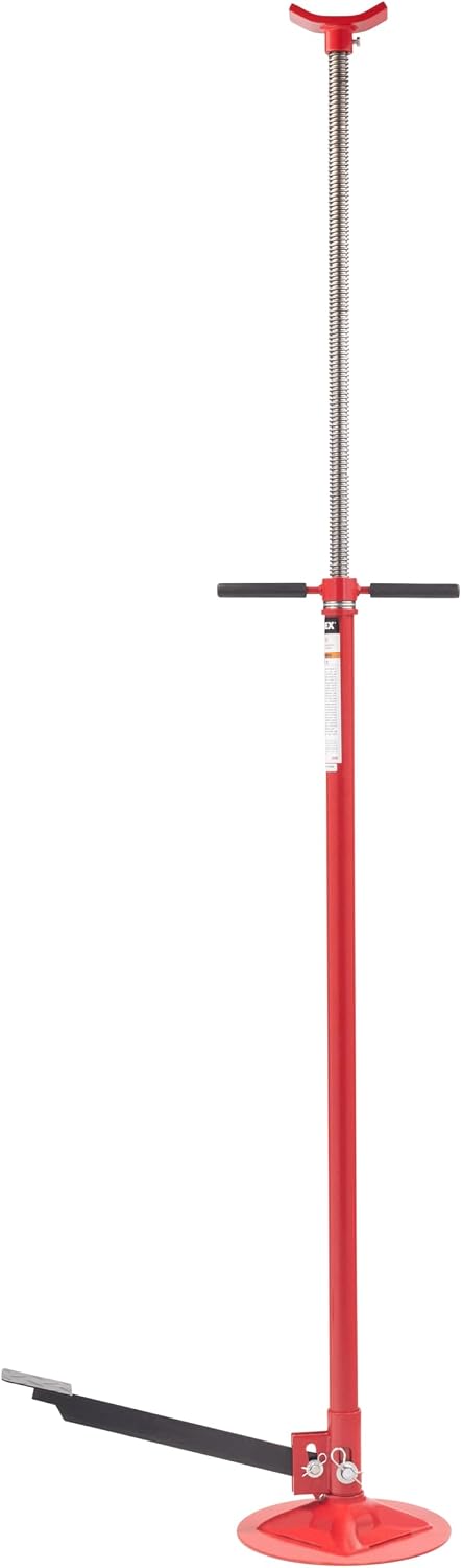 SUNEX TOOLS 6810A, Underhoist Support Stand with Foot Pedal, ¾ Ton Capacity, Large Base, Bearing Mounted Spin Handle, Height Adjustment Under Load, Lightweight, Supports Vehicle Components Only