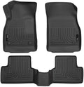 Husky Liners Weatherbeater Floor Mats | Fits 2011-2015 Chevrolet Cruze; 2016 Chevrolet Cruze Limited | Front & 2nd Row, 3-pc Black - 98161