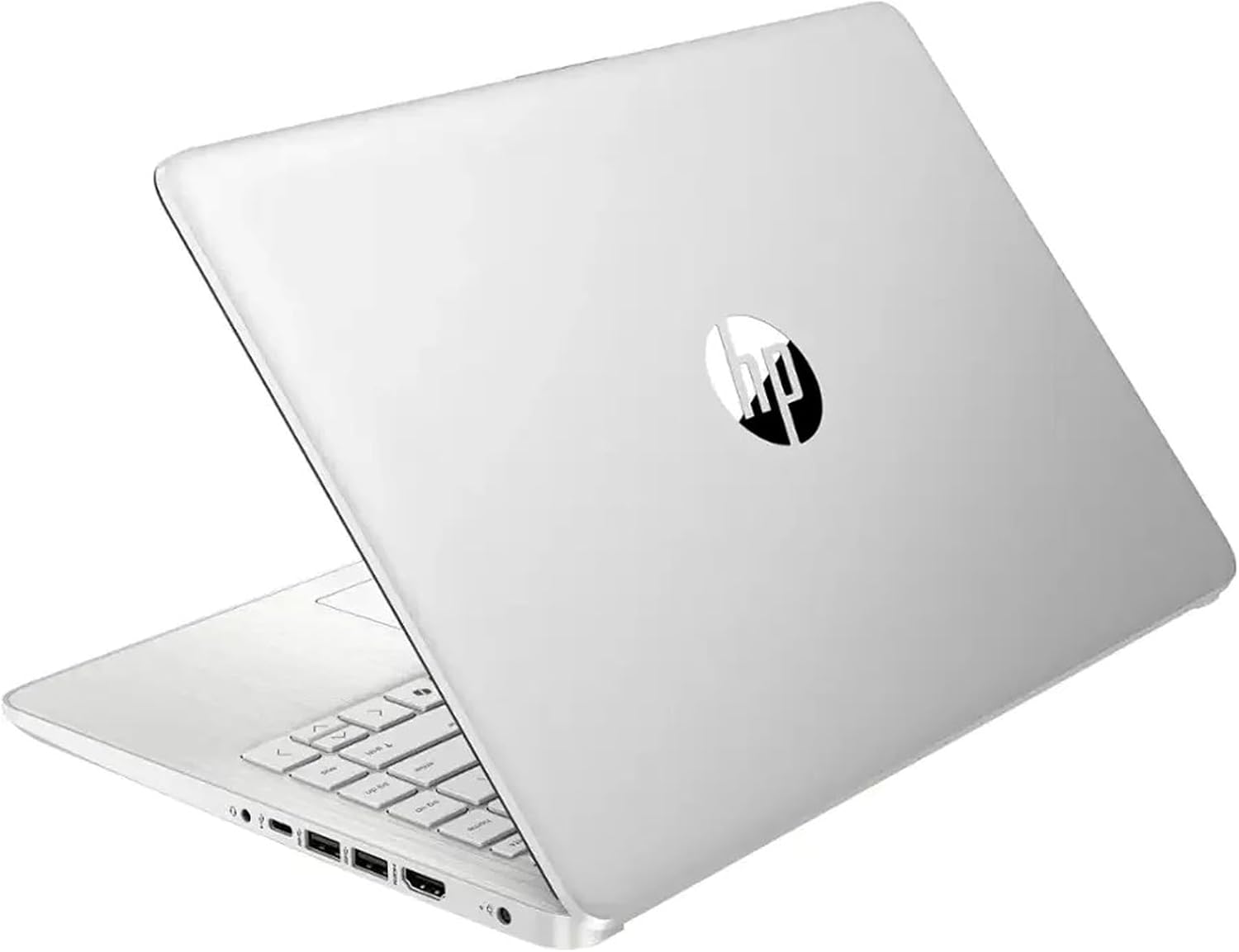 HP 2025 14' Everyday Laptop for Student & Business - 16GB RAM, 128GB UFS & 128GB SD Card • Intel Quad-Core N150 Processor • Ai Copilot • Win11 Pro • 1 Year Office 365 (Silver)