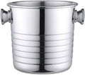 ice bucket, Ice bucket Iced Stainless Steel Thickening Bar Champagne Bucket Ice Cube Barrel Beer Ice Bucket Red Wine Ice Bucket