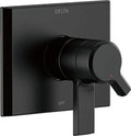 Delta Faucet Pivotal 17 Series Dual-Function Shower Handle Valve Trim Kit, Matte Black T17099-BL (Valve Not Included)