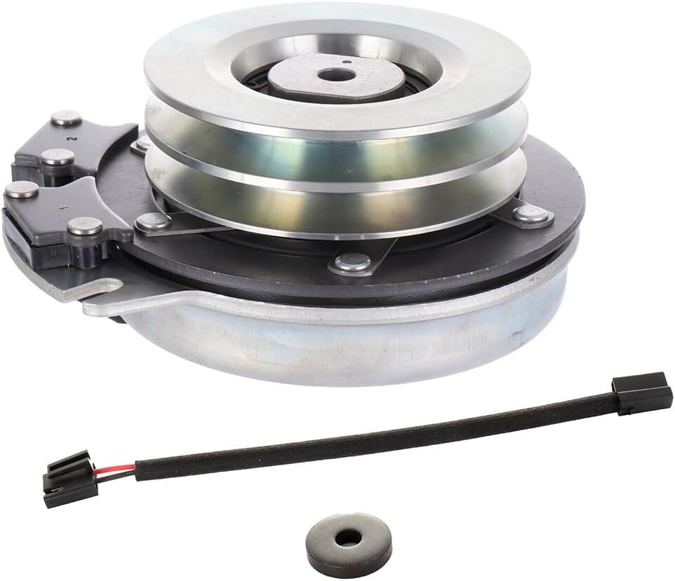 ECCPP Electric PTO Clutch Assembly Design Replacement 606242 Lawn Mower Clutches Parts fit for S-ears Craftsman/S-napper/S-napper Pro/S-tens/W-arner/W-oods/Y-azoo K-ees