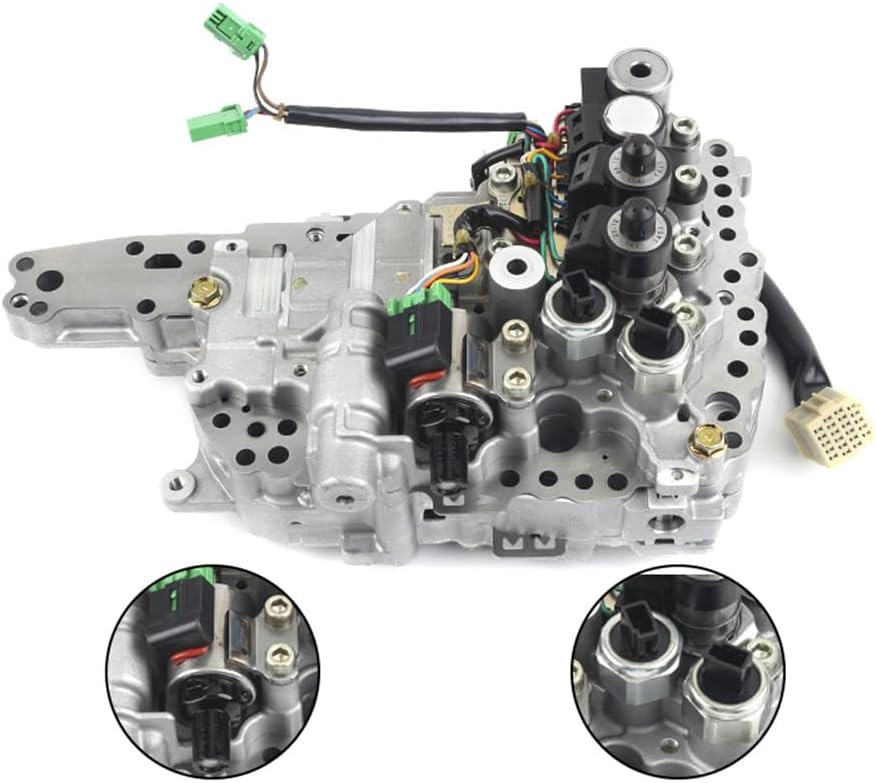 OEM JF011E RE0F10A F1CJA CVT Transmission Valve Body Two Pressure Sensors Compatible with Nissa-n Altima Sentra Dodg-e