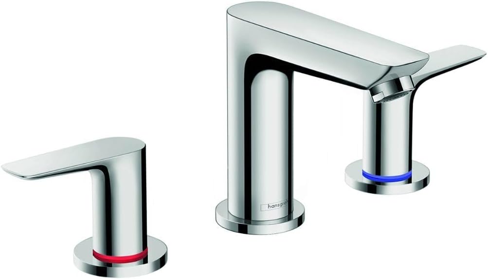 hansgrohe Talis E Modern 2-Handle 5-inch Tall Bathroom Sink Faucet in Chrome, 71733001