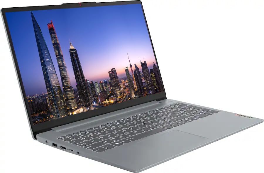 Lenovo IdeaPad Slim 3, 15.6' FHD Touchscreen Business Laptop Computer, 16GB RAM 1TB Storage (512GB SSD+512GB Docking Station), AMD Ryzen 7 5825U (8-Core), Windows 11, SageNova Earphones, Grey