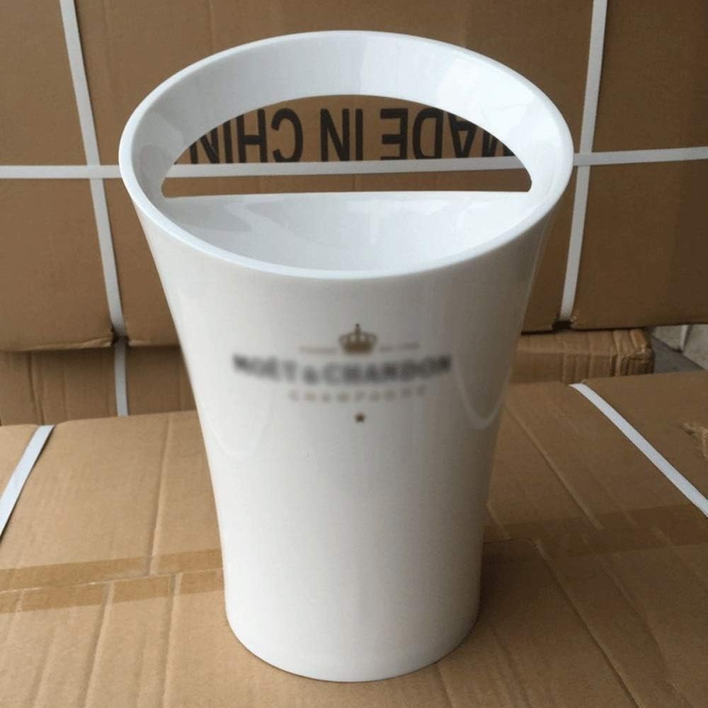 ice bucket, 3L Thicken Acrylic White Ice Buckets Wine Wine Holder for Red Wine Beer Party Bucket