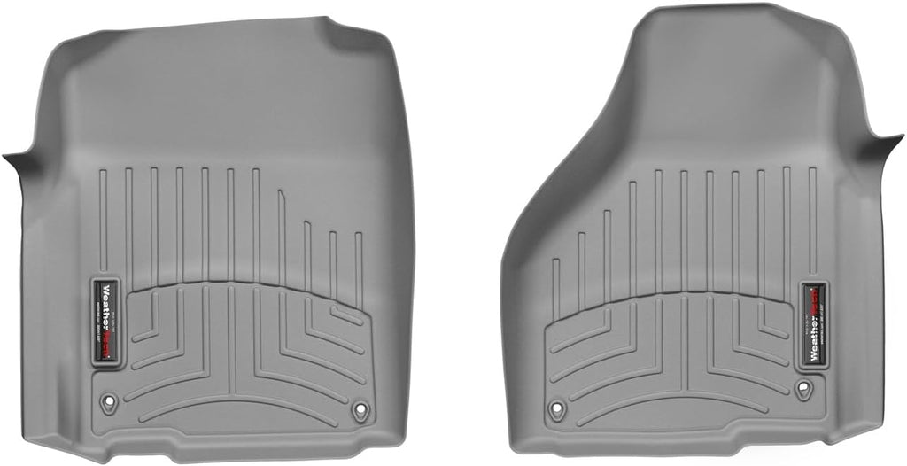 WeatherTech Custom Fit FloorLiners for Ram Truck 1500, Ram Truck 2500/3500, Ram 1500-1st Row (464651), Grey