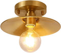 Industrial Style Chandelier Minimalist Ceiling Lamp Fixture Bedroom Flush Mount Light E27 Metal Shade Decoration Lighting Fixtures Amen Retro Brass,A