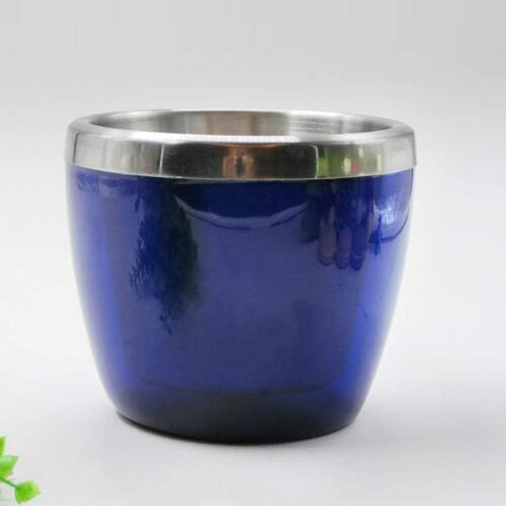 ice bucket, Ice Bucket, Stainless Steel Ice Bucket - Blue Wine Barrel, Bar Home Wine Barrel Hotel Use, Mini Red Wine Ice Bucket