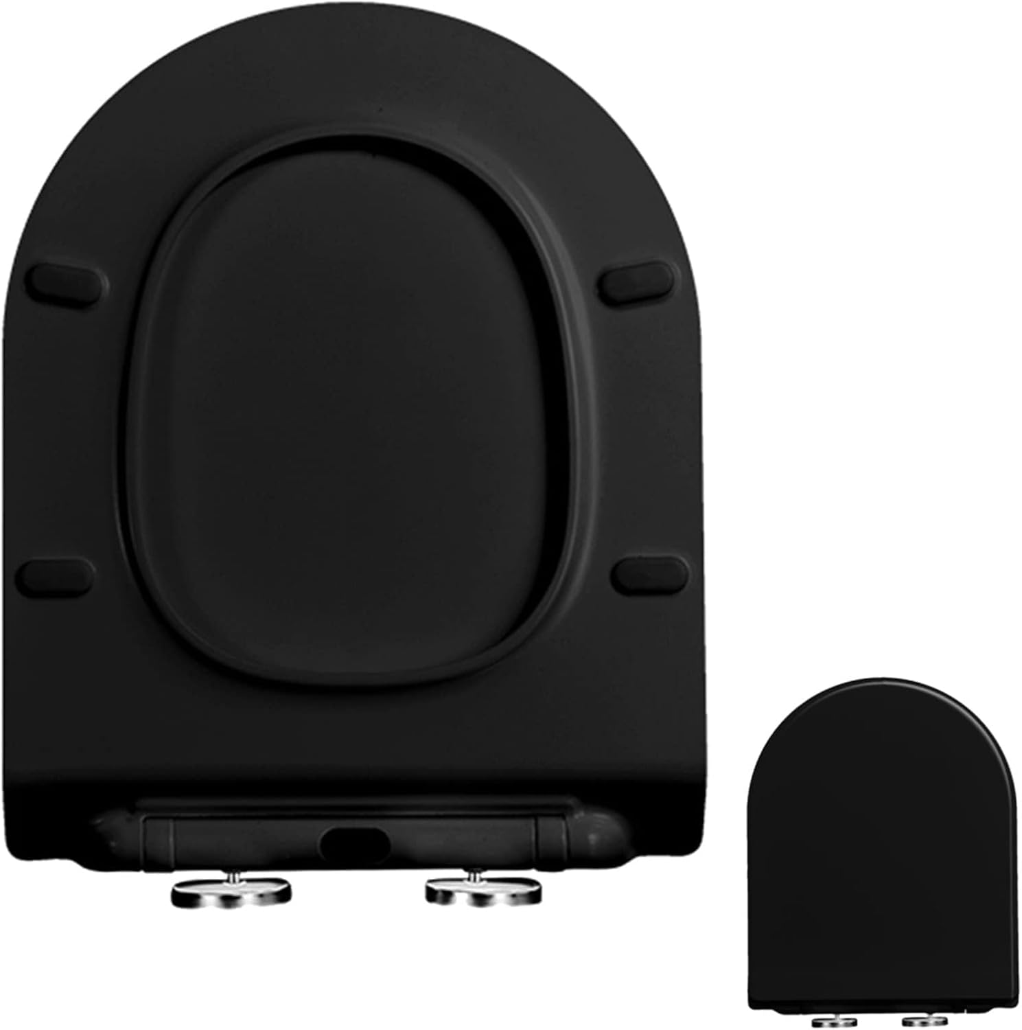 Toilet Seat Soft-Close Toilet Seat with Cover, Urea-Formaldehyde Toilet Seats, A Variety of Styles Available, Top Fixed Toilet Seat,Meida U
