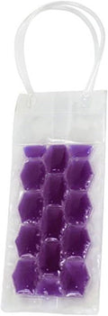 Ice Buckets Simple Portable Ice Bag White Wine Ice Cold Tool Freezer Bag Out Refrigerated Cooler Ice Bag Beer Beverage Cooling Ice Bucket Kits (Color : Purple)