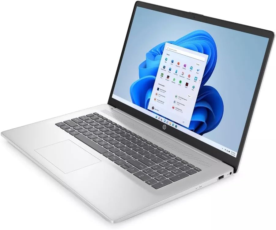 HP 2024 17 Touchscreen Business Laptop, 17.3' HD+ Display, AMD 6-Core Ryzen 5 7530U(Beats i7-1165G7), 32GB RAM, 1TB SSD, Radeon Graphics, Wi-Fi 6, Brightview, HDMI, HD Webcam, Windows 11 Pro
