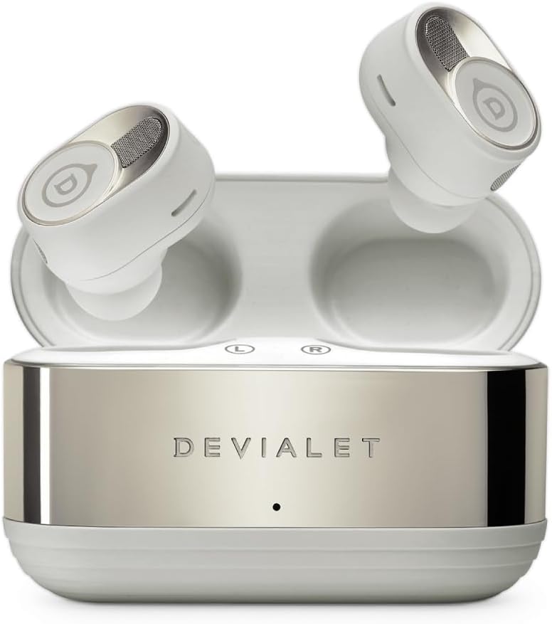 Devialet Gemini II - True Wireless Earbuds - for Daily Music & Commute Sound - Noise Cancellation - Comfort Fit (LP)