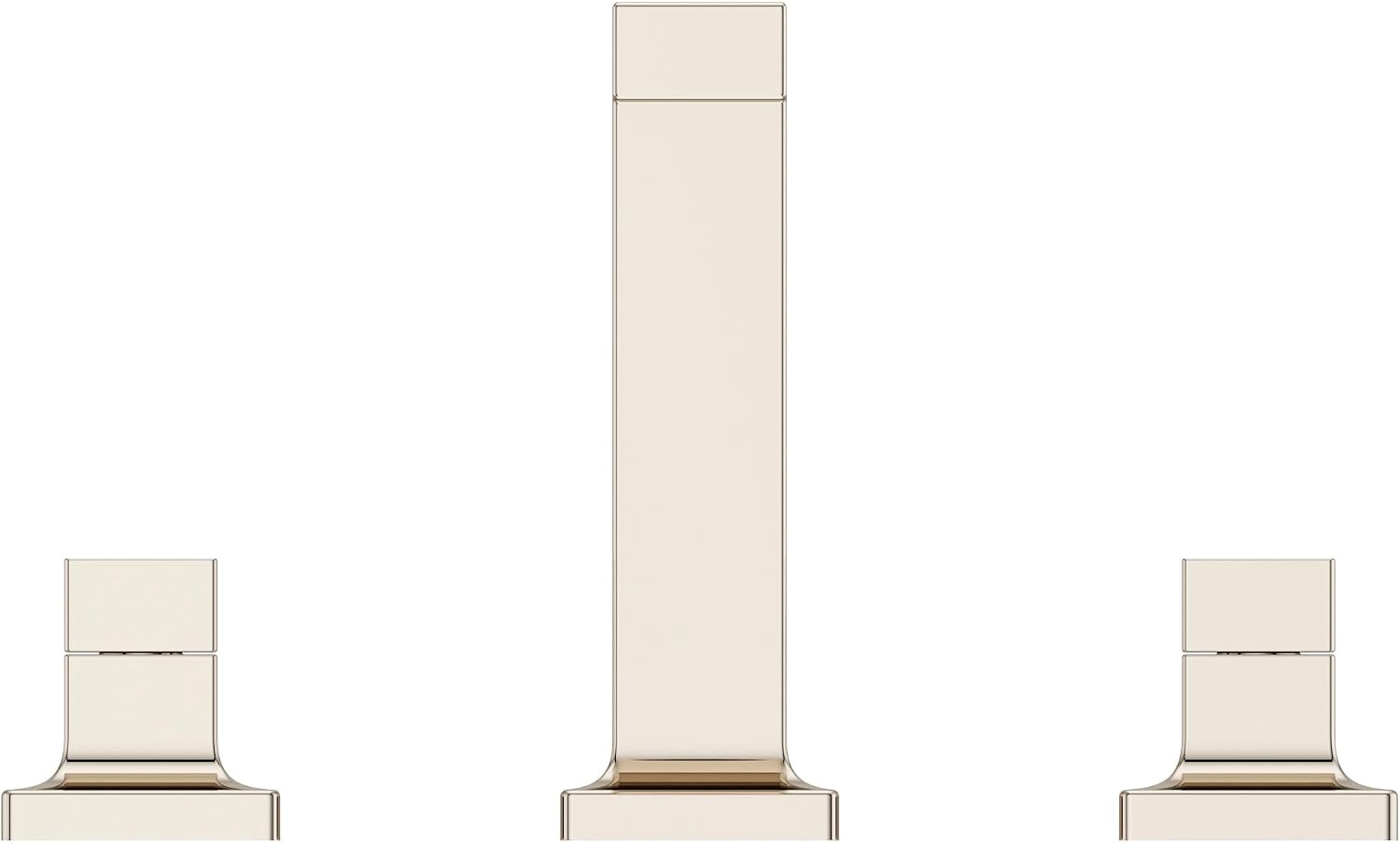 Pfister, LG49-VRV2BG, Verve 1.2 GPM Widespread Bathroom Faucet with Pop-Up Drain Assembly and Push & Seal and UltraSeal Technologies - Less Handles, Brushed Gold