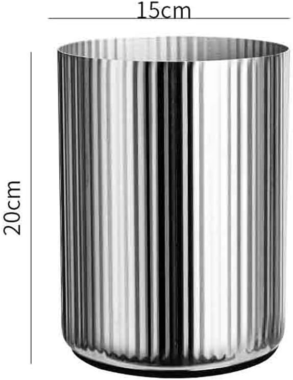 Ice Bucket Thickened Stainless Steel Straight Grain Ice Bucket Double Champagne Bucket Red Wine Chilled Bar Double Insulation Bucket Storage Bucket Wine Chiller