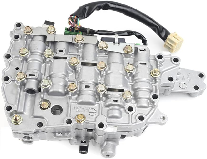 OEM JF011E RE0F10A F1CJA CVT Transmission Valve Body Two Pressure Sensors Compatible with Nissa-n Altima Sentra Dodg-e