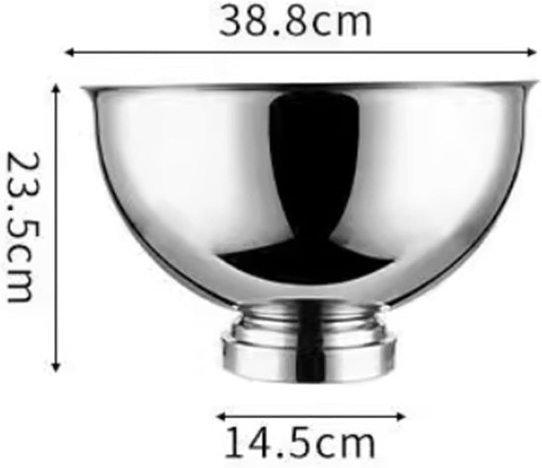 Ice Bucket Luxury Stainless Steel Ice Bucket Round Large Wine for Red, Champagne, Beer