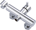 Bidet Cleaning Sprayer Set Solid Brass Valve and Body and Toilet Fixture Bathroom Hot and Cold with Hose-Body Only