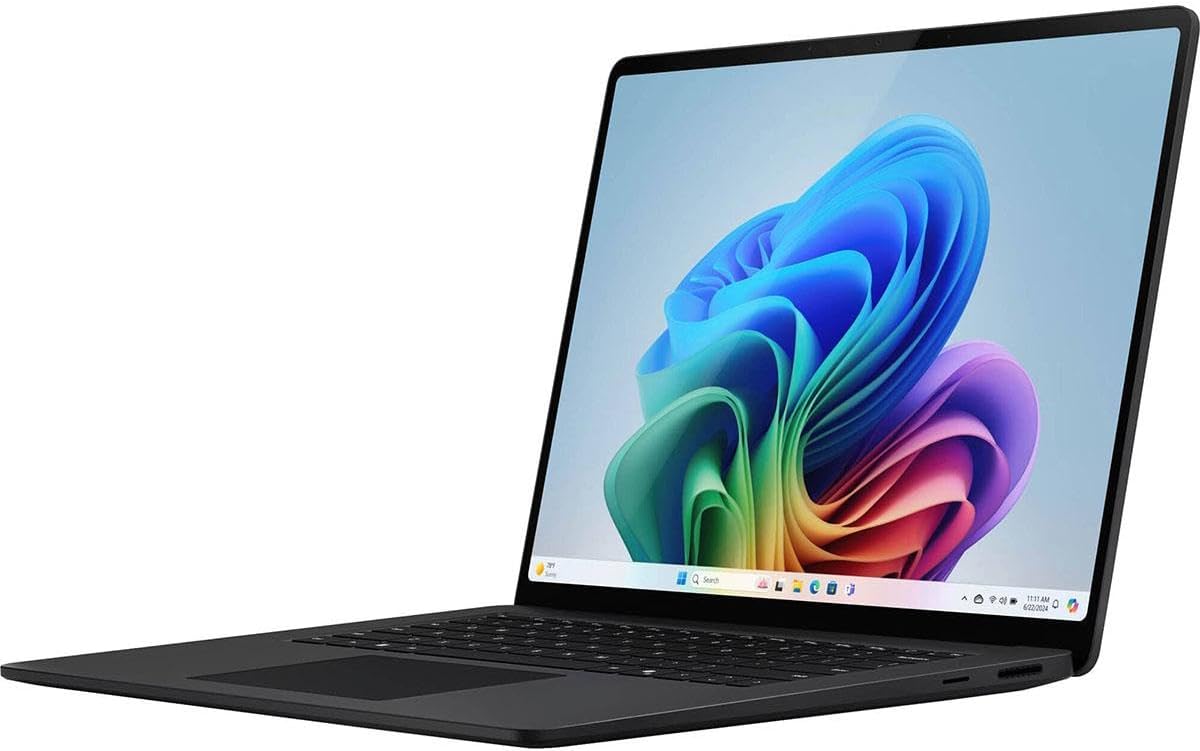 Microsoft Surface Laptop for Business Windows 11 Pro Copilot+ PC, 15' Qualcomm Snapdragon X Elite, 32GB RAM, 1TB SSD Storage