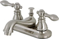 Kingston Brass KB608ACL American Classic 4' Centerset Bathroom Faucet, Brushed Nickel
