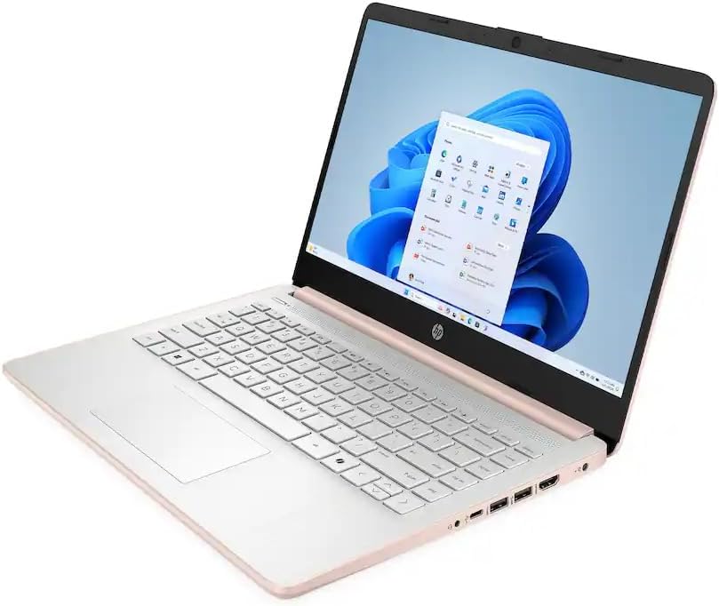HP 2025 14-DQ3015DX 14' WXGA HD Laptop 2-Core Intel Celeron N4500 UHD Graphics 16GB DDR4 64GB eMMC+1TB NVMe SSD USB-C w/DP WiFi AX BT Webcam HDMI1.4 Windows 11 Home w/RE USB