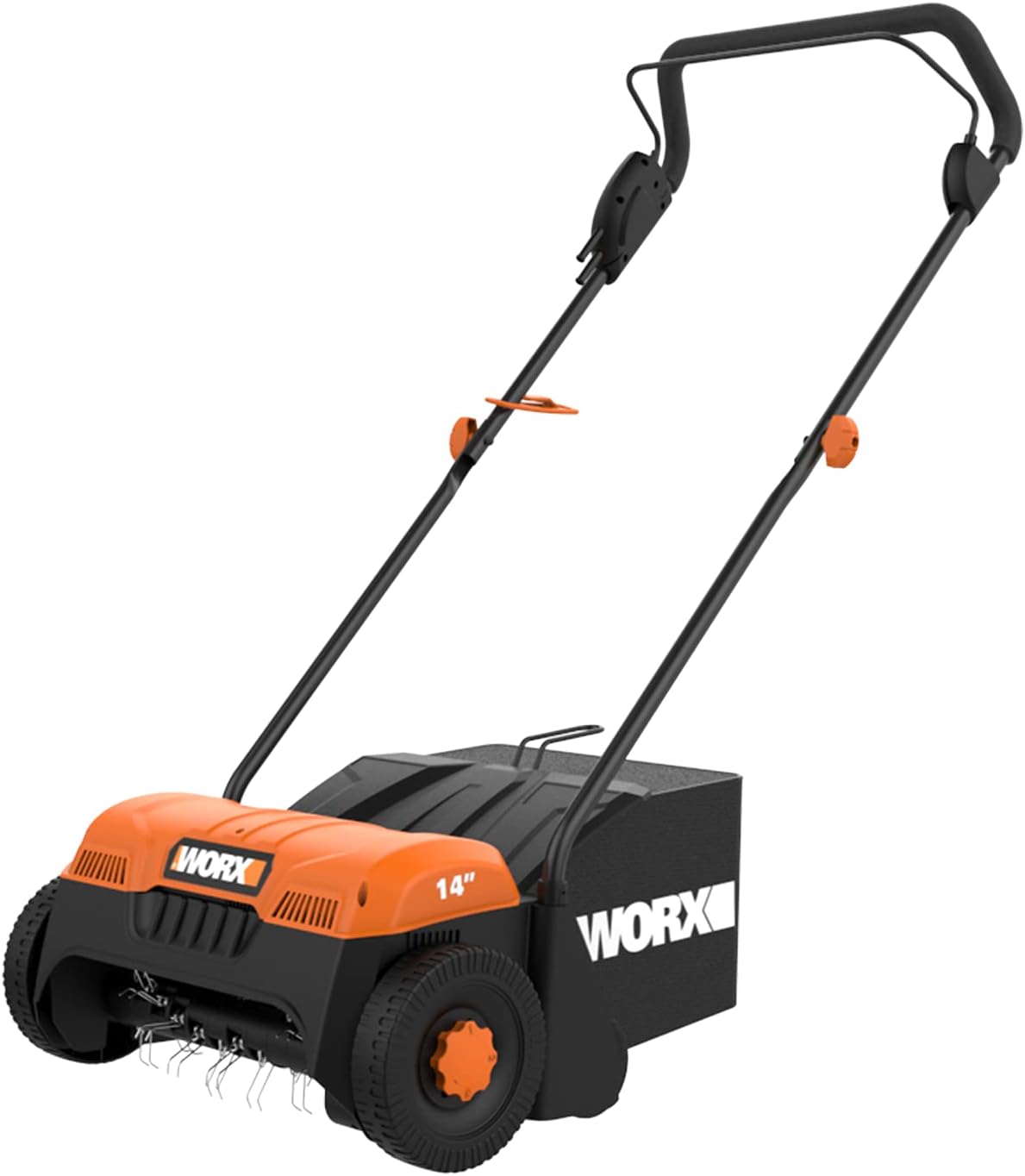 WORX 12 Amp Corded Lawn Dethatcher, Electric Scarifier Removes Deep Thatch & Improves Grass Health, WG850