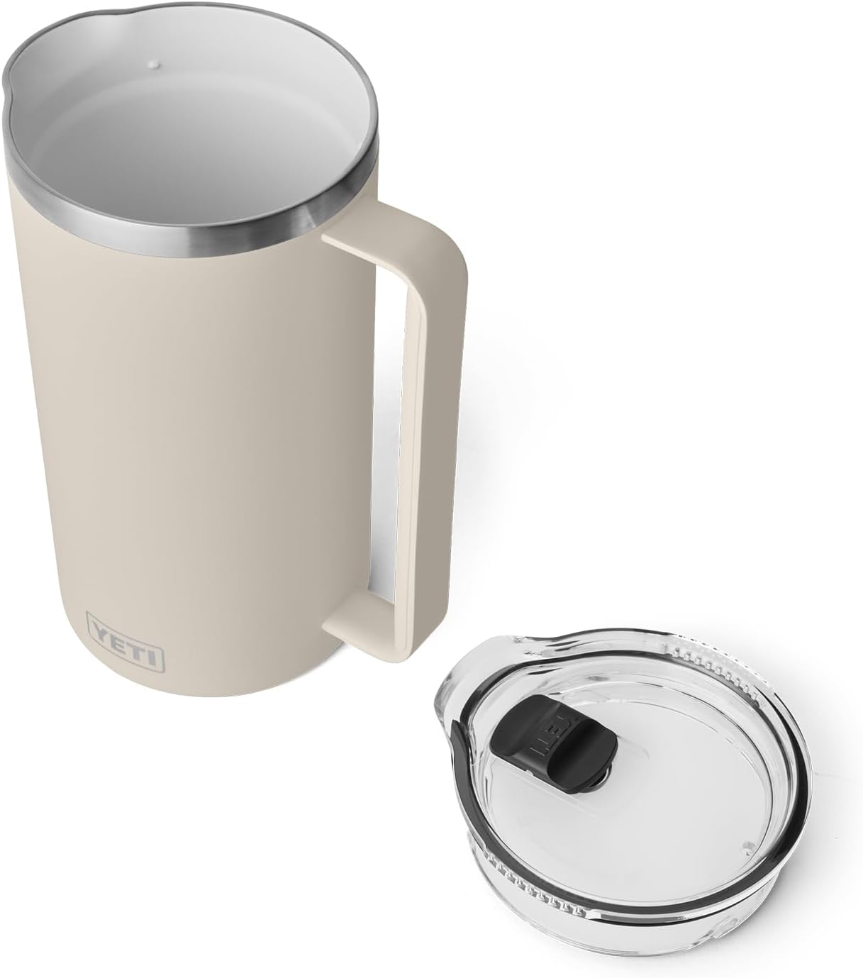 YETI Rambler 64 oz Pitcher, Vacuum Insulated, Stainless Steel with MagSlider Lid, Cape Taupe
