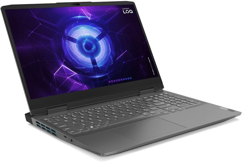 Lenovo LOQ Gaming Laptop 2025 15.6' FHD 1920 x 1080 IPS 144hz AMD Ryzen 7 7435HS NVIDIA GeForce RTX 4050 6GB GDDR6 48GB DDR5 2TB SSD Backlit Keyboard Wi-Fi 6 Bluetooth 5.2 Windows 10 Home Gray