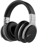 Active Noise Cancelling Over-Ear Headphones Bluetooth Wireless Foldable Hi-Fi Stereo On-Ear Headsets, Deep Bass, Memory Foam Ear Cups, for Sports/TV/Work