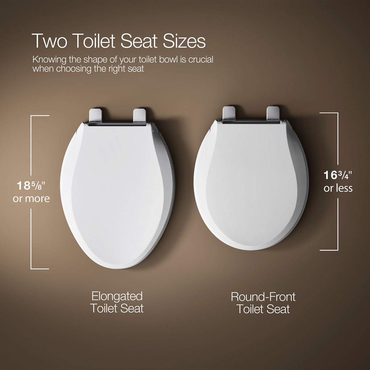 KOHLER CACHET® Nightlight Soft Close Toilet Seat Elongated, ReadyLatch®, Grip-Tight Hardware, Dune (Pack of 2)