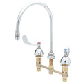 T&S Brass B-2862-VF22 Medical Faucet, 8' Centers, Swivel Gooseneck, VR 2.2 GPM Non-Aerated, Eternas, 4' Wrist