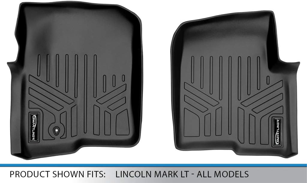 SMARTLINER Custom Fit Floor Mats 1st Row Liner Set for 2004-2008 Ford F-150