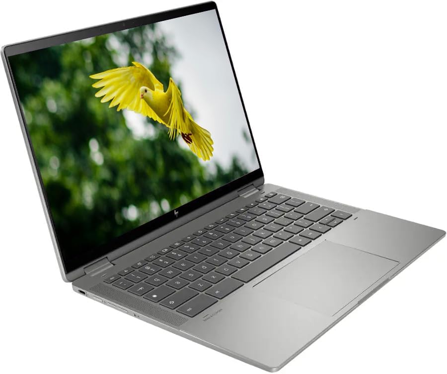 HP 2025 X360 Chromebook with Google AI, 14' WUXGA IPS Touchscreen, Intel 12th Gen i3 Processor Up to 4.40GHz, 8GB RAM, 256GB SSD, Backlit Keyboard, 6th Gen WiFi, Chrome OS, Pastel Grey (Renewed)