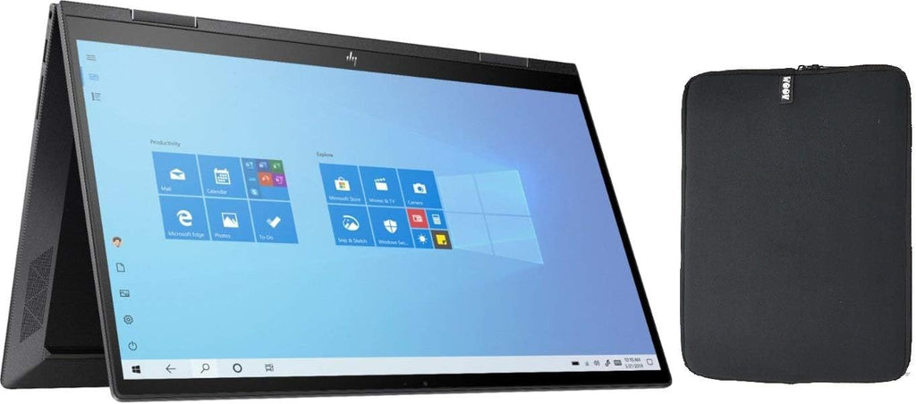 HP Envy X360 2-in-1 15.6 Inch FHD Touchscreen Laptop, AMD Six-Core Ryzen 5 5500U (Beat i7-7500U), 12GB RAM, 512GB PCIe SSD, Backlit Keyboard, Fingerprint Reader, Windows 10