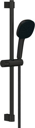 GROHE 269062432 Tempesta 24-Inch Shower Rail Set, 3-Spray, Square, 1.75 GPM, Matte Black