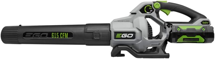 EGO POWER+ Leaf Blower, Cordless Electric 615 CFM, Includes 56V 2.5Ah Battery and Charger - LB6151
