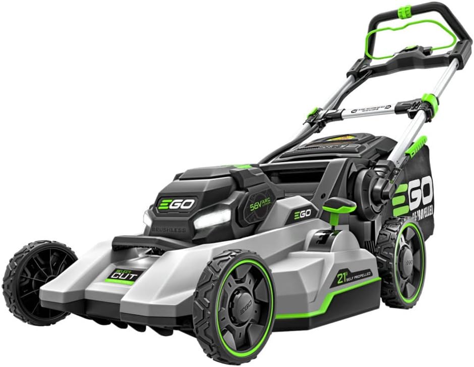 EGO Power+ LM2135SP 21-Inch Select Cut Lawn Mower & LB6504 650 CFM Variable-Speed 56-Volt Lithium-ion Cordless Leaf Blower 5.0Ah Battery and Charger Included