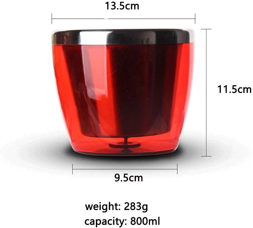ice bucket, Ice Bucket Glass Ice Orange Tea Beverage Bottle Iced Milk Tea Ice Bucket Ice Coffee Cup Bottle Red Ice Bucket Bar Supplies