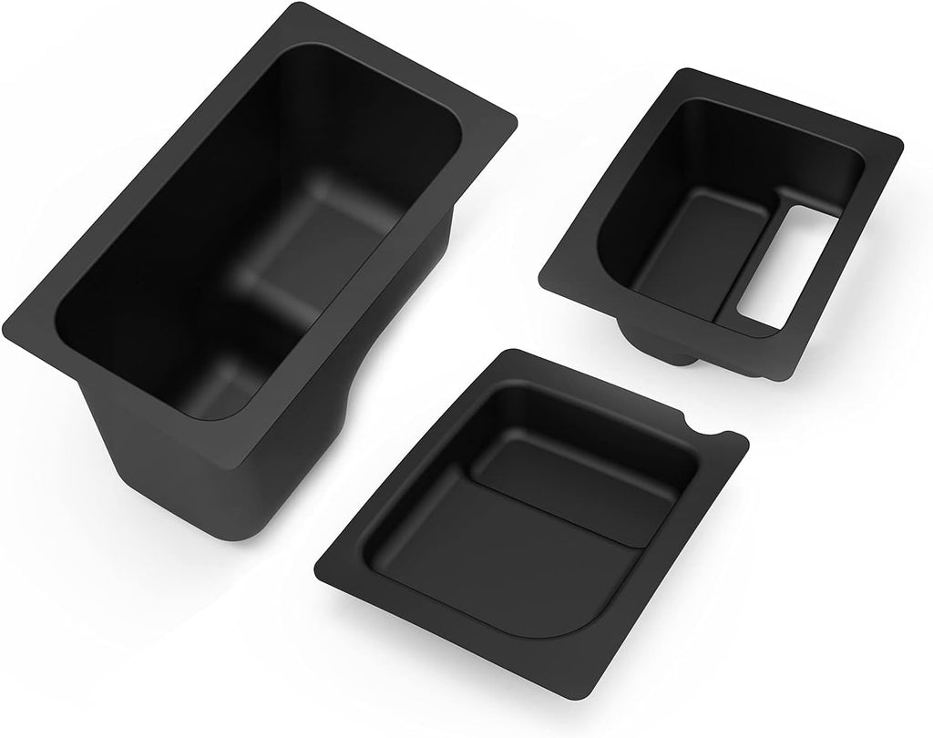 A & UTV PRO Bin Set Under Seat Storage Box for 2015-2021 Polaris Ranger 500/570 Mid-Size Accessories Tool Box Organizer Fits 50 inch Wide, 3PCS