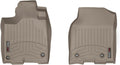 WeatherTech Custom Fit FloorLiners for Acura RDX, RDX, RDX - 1st Row (454711), Tan