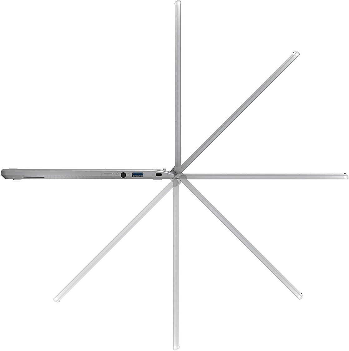 acer Chromebook R 11 Convertible, 11.6-Inch HD Touch, Intel Celeron N3150, 4GB DDR3L, 32GB, CB5-132T-C1LK, Denim White