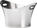 Ice Buckets Stainless Steel Ice Bucket Household Red Wine Champagne Ice Wine Bucket Bar Reception KTV Special Ice Wine Bucket Ice Bucket Kits (Color : A)