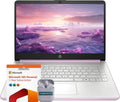 HP 14' Business Laptop Computer with Microsoft Office 365, 4-Core Intel Processor, 128GB SSD + 1TB Cloud Storage, 8GB RAM, Windows 11, SageNova Earphones, Honey Lavender
