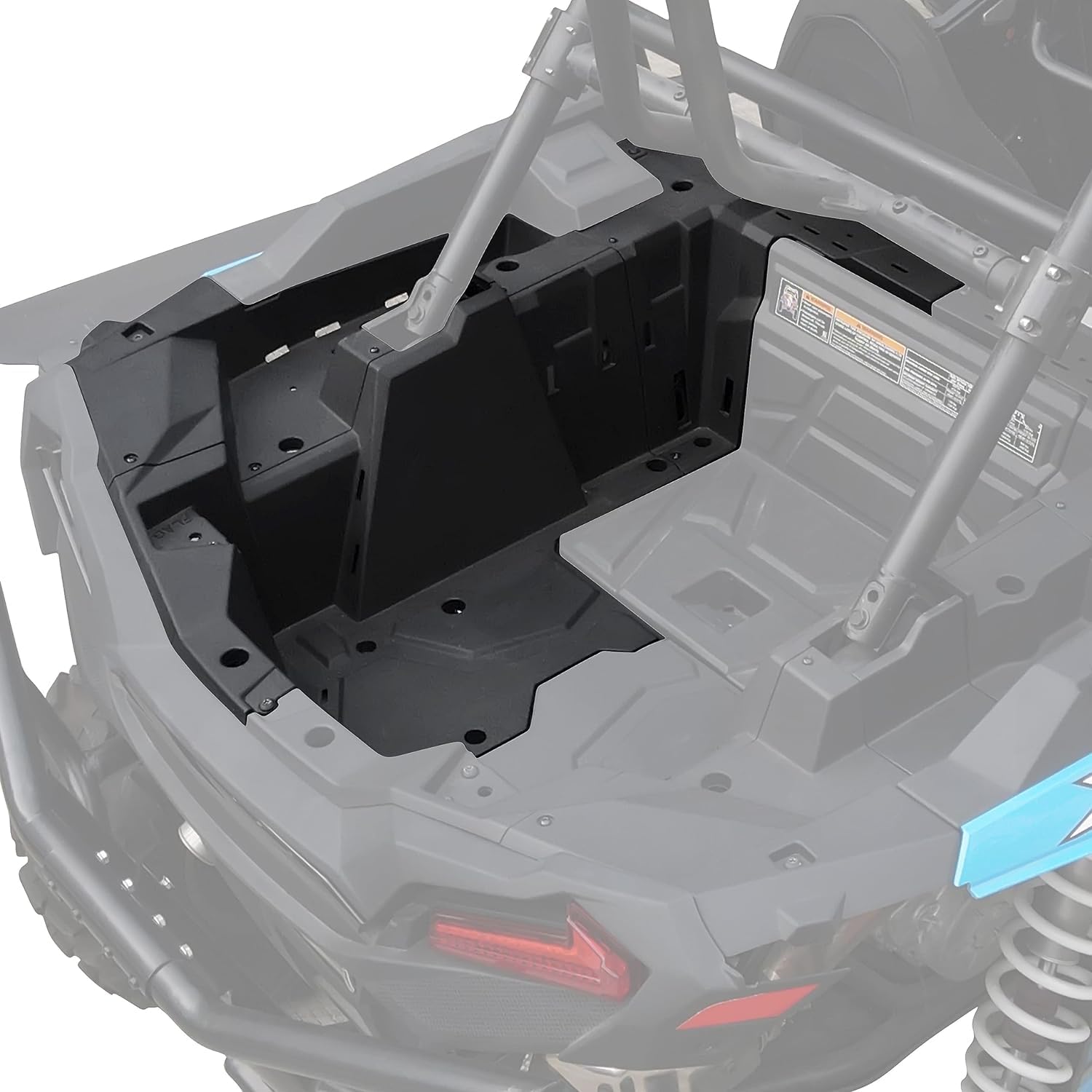 A & UTV PRO Left Side Rear Box Section for Polaris RZR XP 1000/ XP 4 1000 / XP Turbo/XP 4 Turbo 2014-2023, Combined Rear Luggage Storage Bed Box Accessories, Replace # OEM 5454271, LH,Black